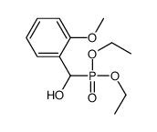 diethoxyphosphoryl-(2-methoxyphenyl)methanol结构式