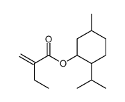 (5-methyl-2-propan-2-ylcyclohexyl) 2-methylidenebutanoate结构式