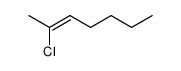 (Z)-2-Chloro-2-heptene结构式