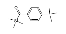 4-t-butylphenyl trimethylsilyl ketone Structure