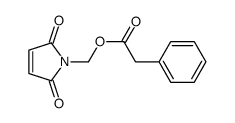 (2,5-dioxopyrrol-1-yl)methyl 2-phenylacetate Structure