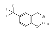 2-甲氧基-5-三氟甲基苄基溴结构式