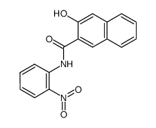 3-hydroxy-N-(2-nitrophenyl)naphthalene-2-carboxamide结构式