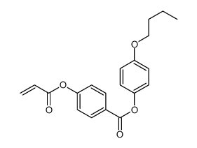 (4-butoxyphenyl) 4-prop-2-enoyloxybenzoate结构式