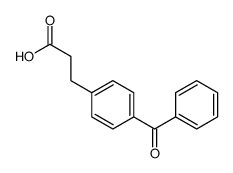 3-(4-benzoylphenyl)propanoic acid结构式