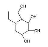 N-EthyldeoxynojirimycinHCl Structure