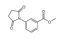 Methyl 3-(2,5-dioxopyrrolidin-1-yl)benzoate structure