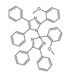 4,5-dihydro-2-(2-methoxyphenyl)-1-[2-(2-methoxyphenyl)-4,5-diphenyl-2H-imidazol-2-yl]-1H-imidazole Structure
