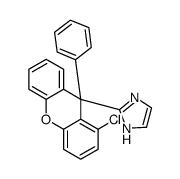 1H-Imidazole, 2-(1-chloro-9-phenyl-9H-xanthen-9-yl)-结构式