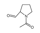 2-Pyrrolidinecarboxaldehyde, 1-acetyl-, (S)- (9CI)结构式