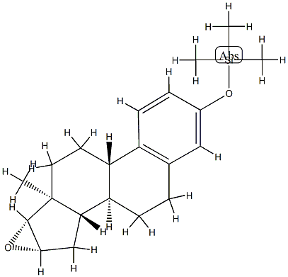 [[16β,17β-Epoxyestra-1,3,5(10)-trien-3-yl]oxy]trimethylsilane structure