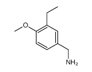 (3-乙基-4-甲氧基苯基)甲胺结构式