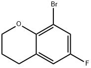 8-Bromo-6-fluorochroman Structure