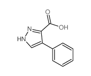 4-苯基-1H-吡唑-3-羧酸结构式