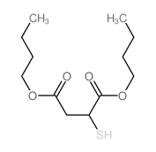 Butanedioic acid,2-mercapto-, 1,4-dibutyl ester结构式