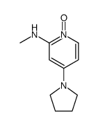 2-(methylamino)-4-(pyrrolidin-1-yl)pyridine 1-oxide结构式