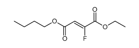 Fluorfumarsaeure-butylethylester Structure