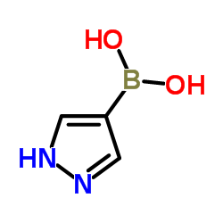 1H-吡唑-4-硼酸结构式