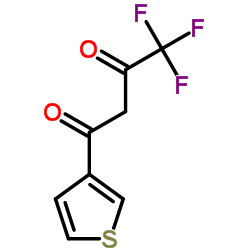 4,4,4-Trifluoro-1-(3-thienyl)-1,3-butanedione structure