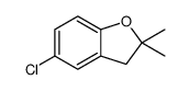 5-chloro-2,2-dimethyl-3H-1-benzofuran Structure