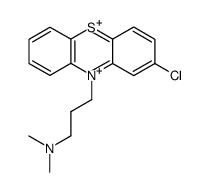 chlorpromazine phenazathionium ion结构式