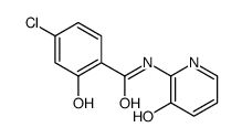 4-chloro-2-hydroxy-N-(3-hydroxypyridin-2-yl)benzamide结构式