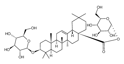 (3,4,6-tri-O-acetyl-2-deoxy-α-D-threo-hex-2-enopyranosyl)benzene结构式