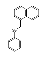 (1-naphthyl)methyl phenyl selenide Structure