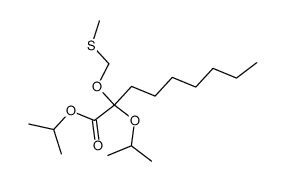 isopropyl 2-isopropoxy-2-((methylthio)methoxy)nonanoate Structure