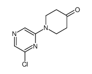 1-(6-chloropyrazin-2-yl)piperidin-4-one picture