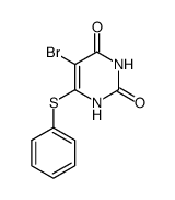 5-bromo-6-phenylthiouracil Structure