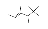 (E)-3,4,5,5-tetramethyl-hex-2-ene结构式