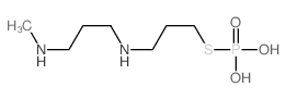 3-(3-methylaminopropylamino)propylsulfanylphosphonic acid Structure