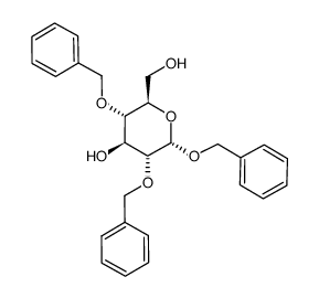 benzyl 2,4-di-O-benzyl-α-D-glucopyranoside Structure