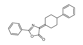 2-phenyl-4-(4-phenylcyclohexylidene)-1,3-oxazol-5-one Structure