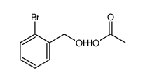 acetic acid,(2-bromophenyl)methanol结构式