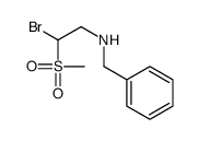 N-benzyl-2-bromo-2-methylsulfonylethanamine Structure