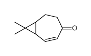 (1S,7R)-8,8-dimethylbicyclo[5.1.0]oct-5-en-4-one Structure