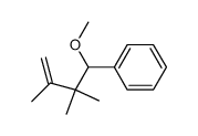 (1-methoxy-2,2,3-trimethylbut-3-en-1-yl)benzene Structure