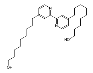 9-[2-[4-(9-hydroxynonyl)pyridin-2-yl]pyridin-4-yl]nonan-1-ol结构式