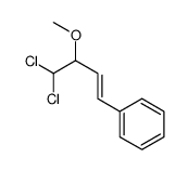 (4,4-dichloro-3-methoxybut-1-enyl)benzene结构式