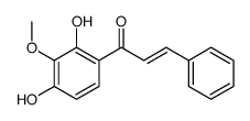 1-(2,4-dihydroxy-3-methoxyphenyl)-3-phenylprop-2-en-1-one Structure