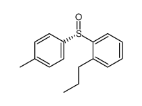 1-[(S)-(4-methylphenyl)sulfinyl]-2-propylbenzene Structure