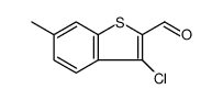 3-Chloro-6-Methylbenzo[b]thiophene-2-carbaldehyde structure