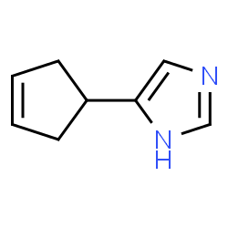 1H-Imidazole,4-(3-cyclopenten-1-yl)- (9CI) structure