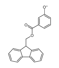 3-(((9H-fluoren-9-yl)methoxy)carbonyl)phenolate结构式
