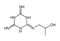 1-[(4,6-diamino-1,3,5-triazin-2-yl)amino]propan-2-ol结构式