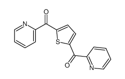 2-pyridyl-5-(2-pyridylcarbonyl)-tien-2-ylmethanone结构式