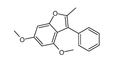 4,6-dimethoxy-2-methyl-3-phenyl-1-benzofuran Structure