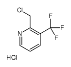 2-(chloromethyl)-3-(trifluoromethyl)pyridine hydrochloride structure